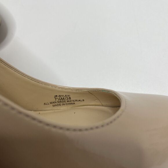 Jessica Simpson Platform DYLEXI Beige Square Heel Round Toe Formal Career 7.5M - Picture 6 of 13